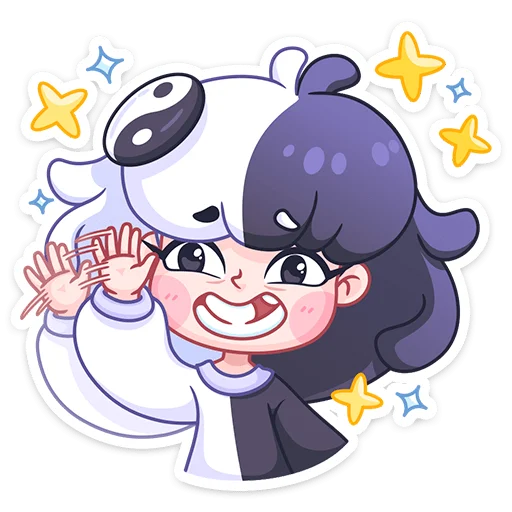 Стикер из набора Янина :: @stickroom для Телеграм: Статические 👋
