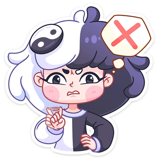 Стикер из набора Янина :: @stickroom для Телеграм: Статические ❌