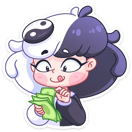 Стикер из набора Янина :: @stickroom для Телеграм: Статические 💸