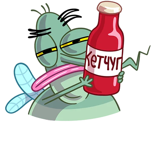 Стикер из набора @Premium_Stikers | Комарик Ярик Без Текста для Телеграм: Анимированные, Статические 🥫