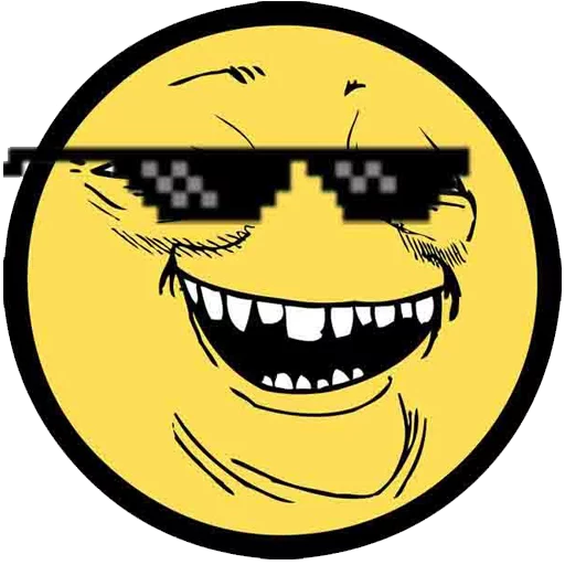 Стикер из набора yobaisreal для Телеграм: Статические 😎