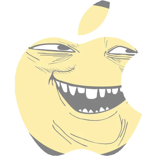 Стикер из набора yobaisreal для Телеграм: Статические 🍏