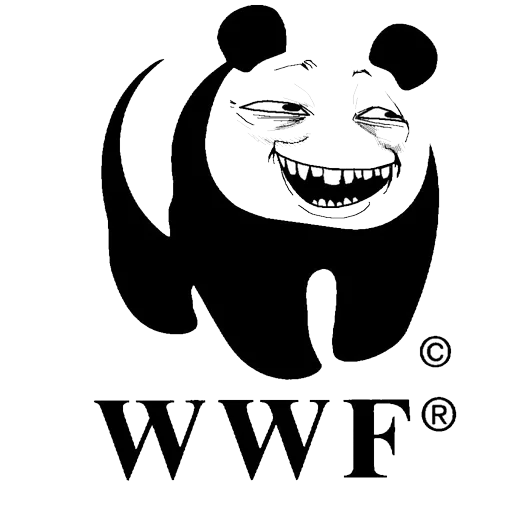 Стикер из набора yobaisreal для Телеграм: Статические 🐼