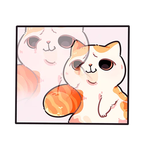 Стикер из набора @Premium_Stikers | Йогурт и Фасолька Без Текста для Телеграм: Анимированные, Статические ☺️
