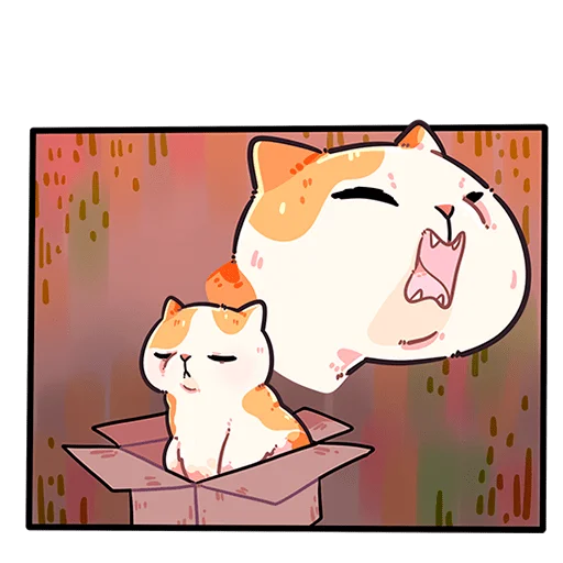 Стикер из набора @Premium_Stikers | Йогурт и Фасолька Без Текста для Телеграм: Анимированные, Статические 🗣
