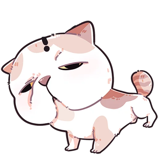 Стикер из набора @Premium_Stikers | Йогурт и Фасолька Без Текста для Телеграм: Анимированные, Статические 🤨