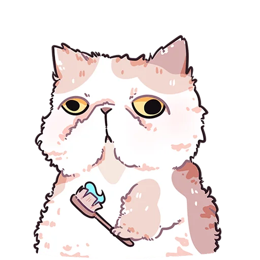 Стикер из набора @Premium_Stikers | Йогурт и Фасолька Без Текста для Телеграм: Анимированные, Статические 🪥
