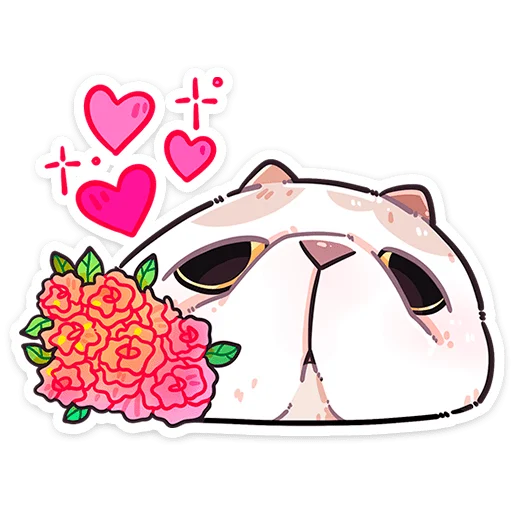 Стикер из набора @Premium_Stikers | Йогурт и Фасолька для Телеграм: Анимированные, Статические 💐