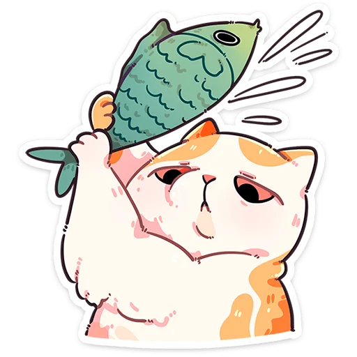 Стикер из набора @Premium_Stikers | Йогурт и Фасолька для Телеграм: Анимированные, Статические 🐠