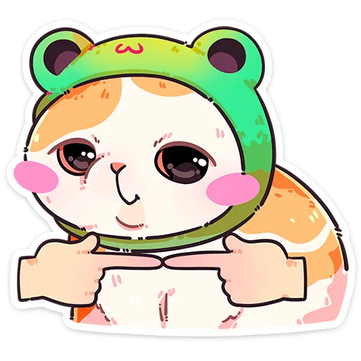 Стикер из набора @Premium_Stikers | Йогурт и Фасолька для Телеграм: Анимированные, Статические 😊