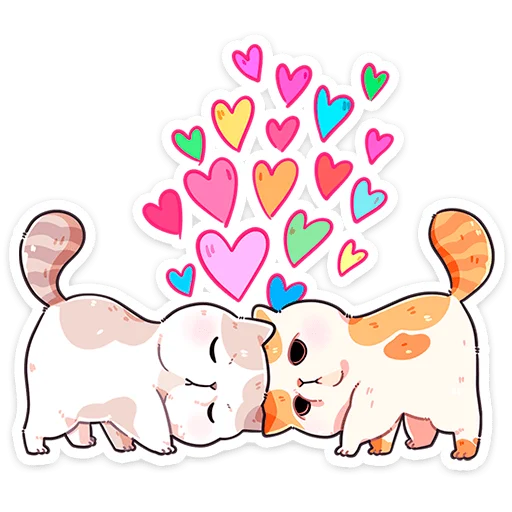 Стикер из набора @Premium_Stikers | Йогурт и Фасолька для Телеграм: Анимированные, Статические 🥰