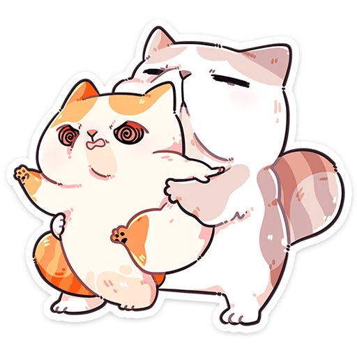 Стикер из набора @Premium_Stikers | Йогурт и Фасолька для Телеграм: Анимированные, Статические 😠