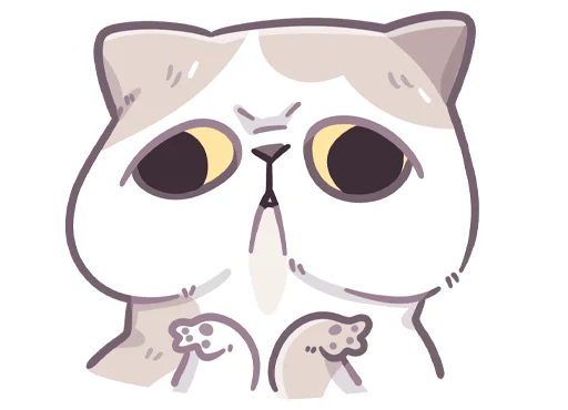 Стикер из набора Йогурт без текста @stickers_vk для Телеграм: Статические 🤷♀