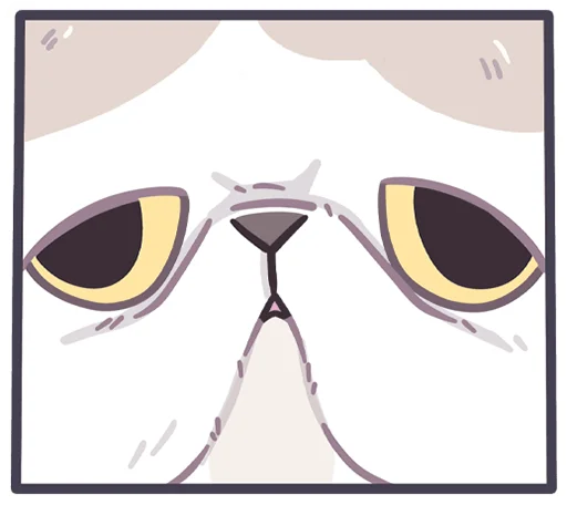 Стикер из набора Йогурт без текста @stickers_vk для Телеграм: Статические 😣