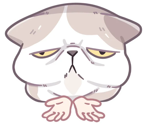 Стикер из набора Йогурт без текста @stickers_vk для Телеграм: Статические 🤲