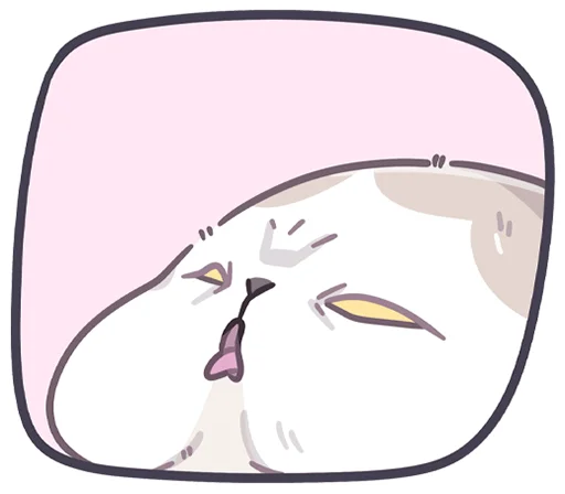 Стикер из набора Йогурт без текста @stickers_vk для Телеграм: Статические 😑