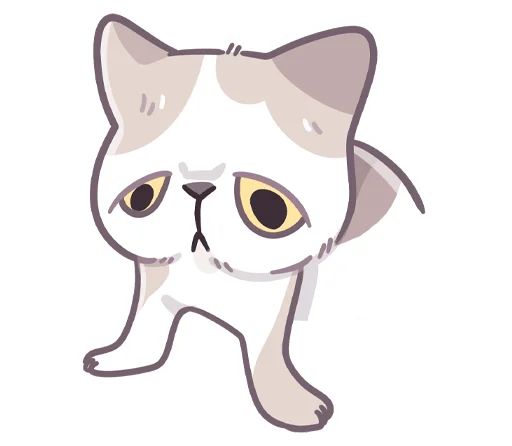 Стикер из набора Йогурт без текста @stickers_vk для Телеграм: Статические 😞