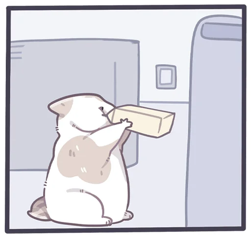 Стикер из набора Йогурт без текста @stickers_vk для Телеграм: Статические 🍶