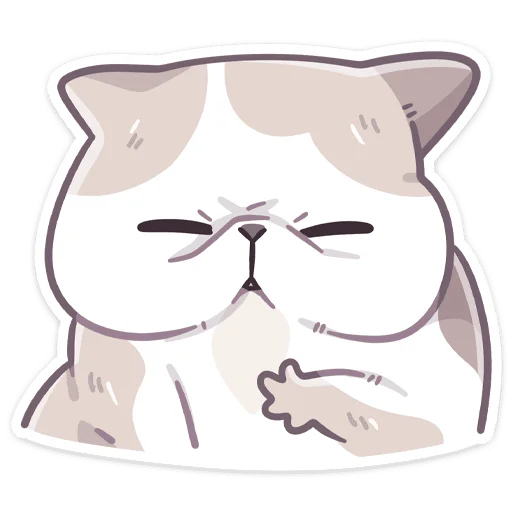 Стикер из набора Йогурт без текста @stickers_vk для Телеграм: Статические 😖