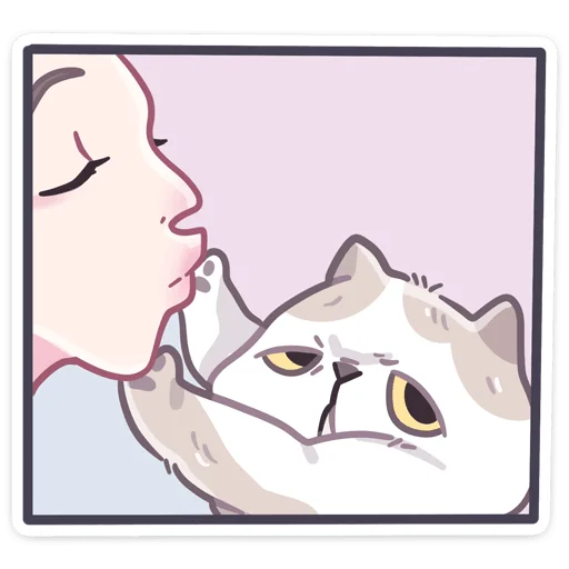 Стикер из набора Йогурт без текста @stickers_vk для Телеграм: Статические 😘