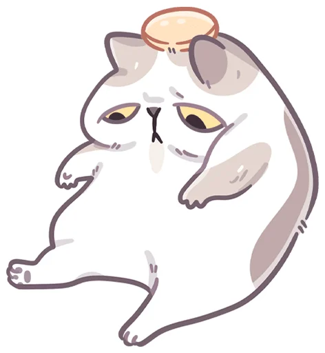 Стикер из набора Йогурт без текста @stickers_vk для Телеграм: Статические 😣