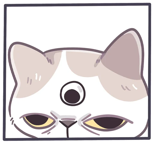 Стикер из набора Йогурт без текста @stickers_vk для Телеграм: Статические 😠