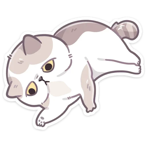Стикер из набора Йогурт (@TgSticker) для Телеграм: Статические 😟