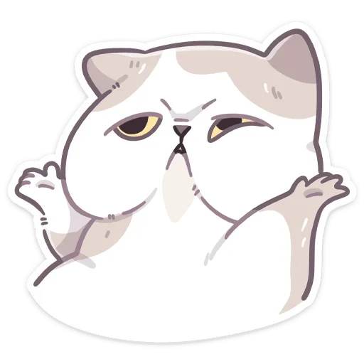 Стикер из набора Йогурт (@TgSticker) для Телеграм: Статические 🤷♀