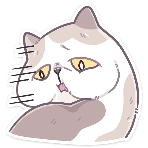 Стикер из набора Йогурт (@TgSticker) для Телеграм: Статические 😮💨