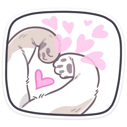 Стикер из набора Йогурт (@TgSticker) для Телеграм: Статические ❤