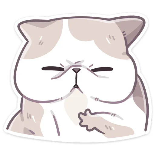 Стикер из набора Йогурт (@TgSticker) для Телеграм: Статические 😖