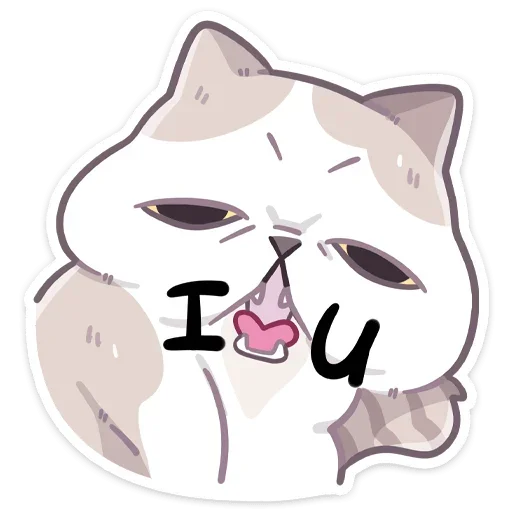 Стикер из набора Йогурт (@TgSticker) для Телеграм: Статические 😘