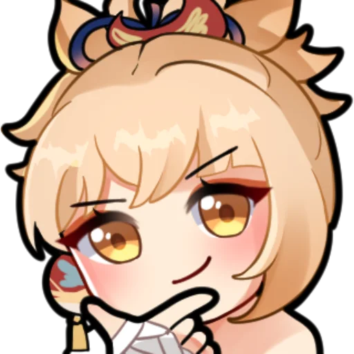 Стикер из набора yoimiya is my wife для Телеграм: Статические 🎇