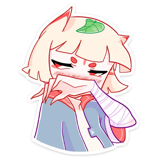 Стикер из набора Ёка :: @stickroom для Телеграм: Статические 😢