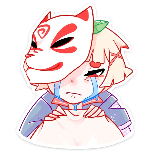 Стикер из набора Ёка :: @stickroom для Телеграм: Статические 😭
