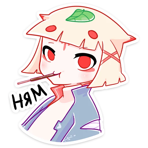 Стикер из набора Ёка :: @stickroom для Телеграм: Статические 😋