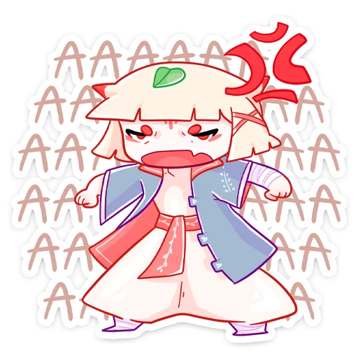 Стикер из набора Ёка :: @stickroom для Телеграм: Статические 😡