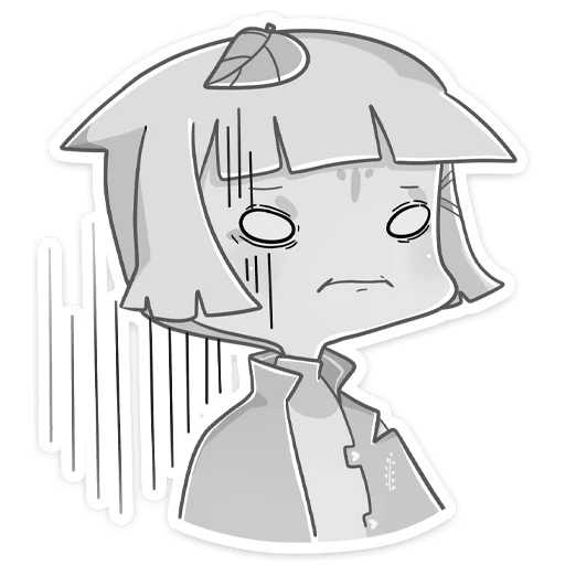 Стикер из набора Ёка :: @stickroom для Телеграм: Статические 😐