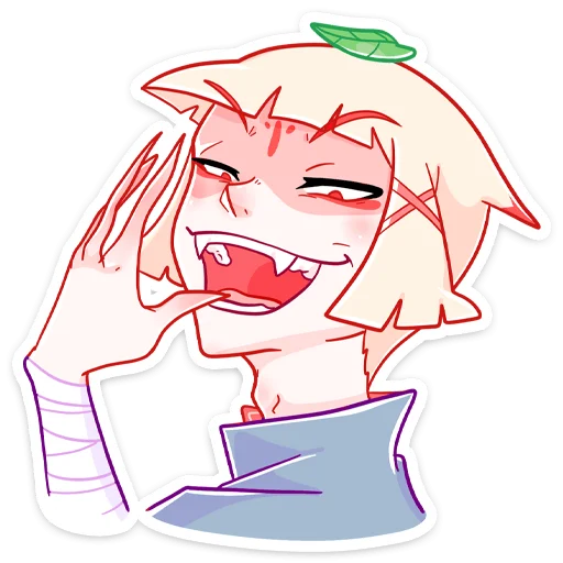 Стикер из набора Ёка :: @stickroom для Телеграм: Статические 😈