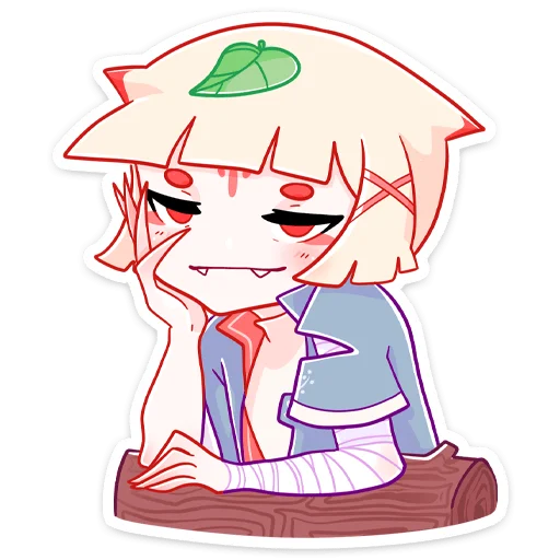 Стикер из набора Ёка :: @stickroom для Телеграм: Статические 😕