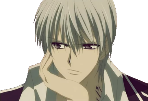 Стикер из набора Vampire Knight(Zero) для Телеграм: Статические 😕