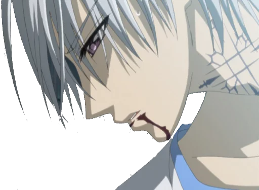 Стикер из набора Vampire Knight(Zero) для Телеграм: Статические 😔