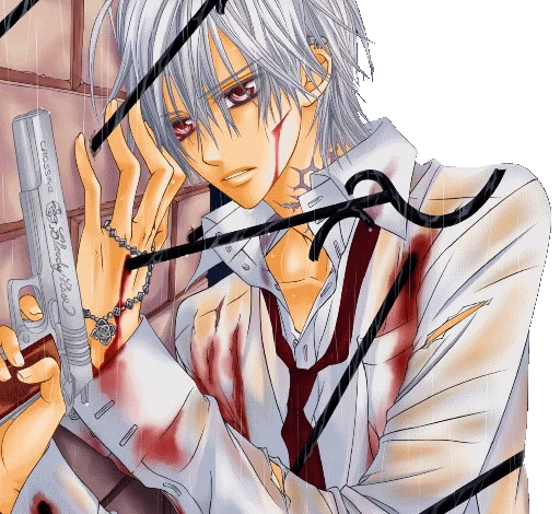 Стикер из набора Vampire Knight(Zero) для Телеграм: Статические 😞