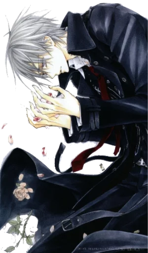 Стикер из набора Vampire Knight(Zero) для Телеграм: Статические 😓