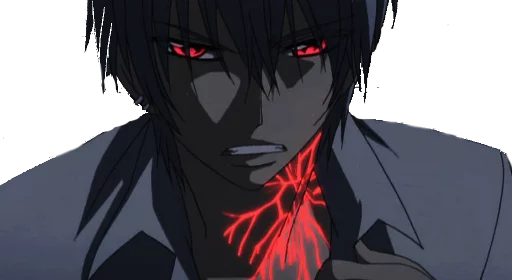 Стикер из набора Vampire Knight(Zero) для Телеграм: Статические 😡