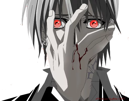 Стикер из набора Vampire Knight(Zero) для Телеграм: Статические 😨
