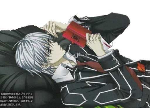 Стикер из набора Vampire Knight(Zero) для Телеграм: Статические 📕