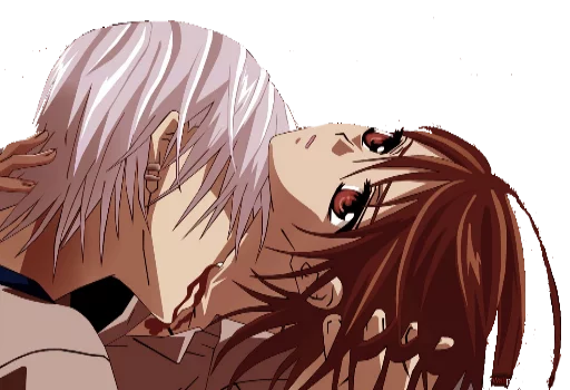 Стикер из набора Vampire Knight(Zero) для Телеграм: Статические 💗