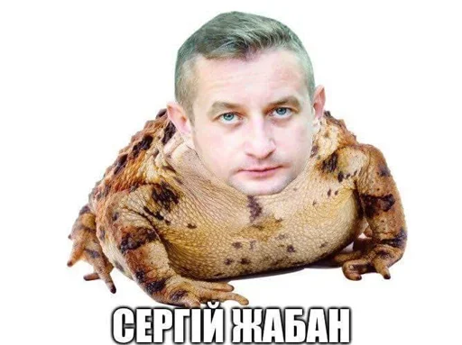 Стикер из набора жаби йопта для Телеграм: Статические 📕