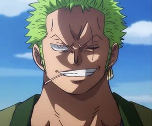 Стикер из набора zoro для Телеграм: Статические 😏